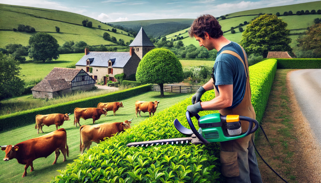 Entretien des espaces verts dans le pays Charolais-Brionnais